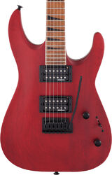 Elektrische gitaar in str-vorm Jackson Dinky Arch Top JS24 DKAM - Red stain