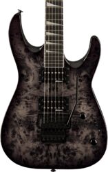 Elektrische gitaar in strat vorm Jackson Dinky JS32 DKAP - transparent black