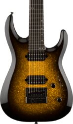 7-snarige elektrische gitaar Jackson Pro Plus Dinky DK Modern EVTN7 - Gold sparkle