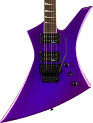 Metalen elektrische gitaar Jackson Kelly X-Series - Deep purple metallic