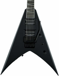 Metalen elektrische gitaar Jackson Pro King V KV MAH - Deep black