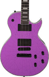 Enkel gesneden elektrische gitaar Jackson Marty Friedman Pro MF-1 - Purple mirror