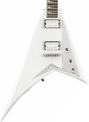 Metalen elektrische gitaar Jackson MJ Rhoads RRT (Japan) - Snow white