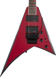 Metalen elektrische gitaar Jackson Rhoads RRX24 - Red with black bevels