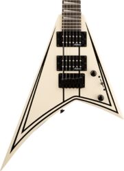 Elektrische gitaar voor kinderen Jackson RR Minion JS1XM - Snow White W/ Black Pin Stripes