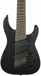 8 en 9 snarige elektrische gitaar Jackson X Soloist Arch Top SLAT8 MS - Black