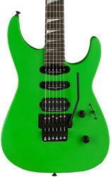 Elektrische gitaar in str-vorm Jackson American Soloist SL3 - Satin slime green