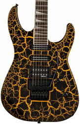 Elektrische gitaar in str-vorm Jackson Soloist SL3X DX - Yellow crackle