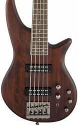 Solid body elektrische bas Jackson Spectra Bass JS3V - Walnut stain