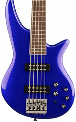 Solid body elektrische bas Jackson Spectra Bass JS3V - Indigo blue
