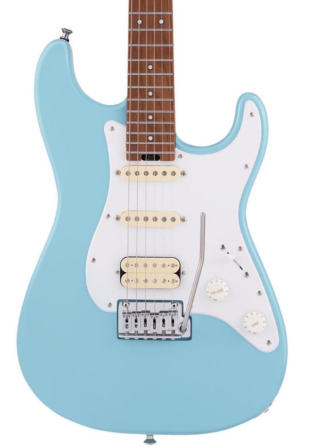 Kenmerkende elektrische gitaar Jackson MJ Misha Mansoor So-Cal 2PT (Japan) - Daphne blue