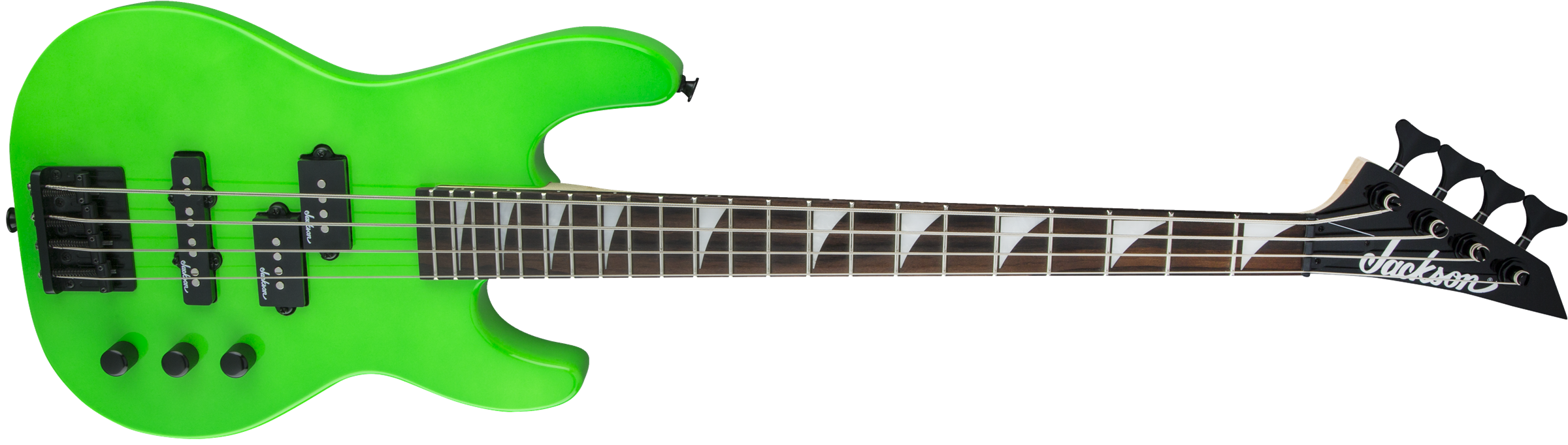 Jackson Js Series Concert Bass Minion Js1x - Neon Green - Short scale elektrische bas - Variation 2