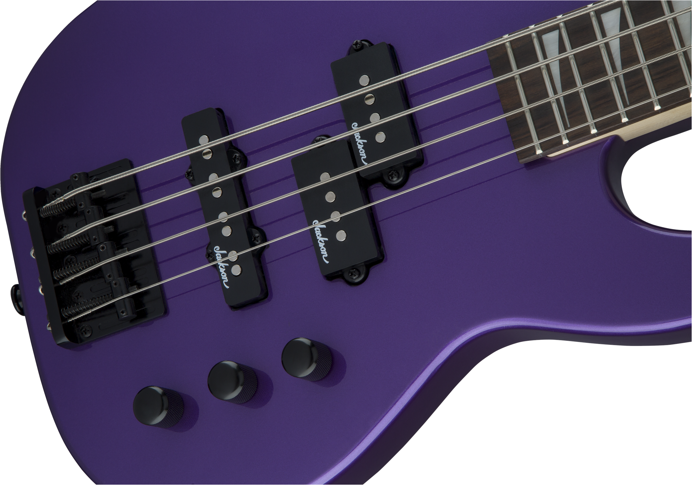 Jackson Js Series Concert Bass Minion Js1x - Pavo Purple - Short scale elektrische bas - Variation 4