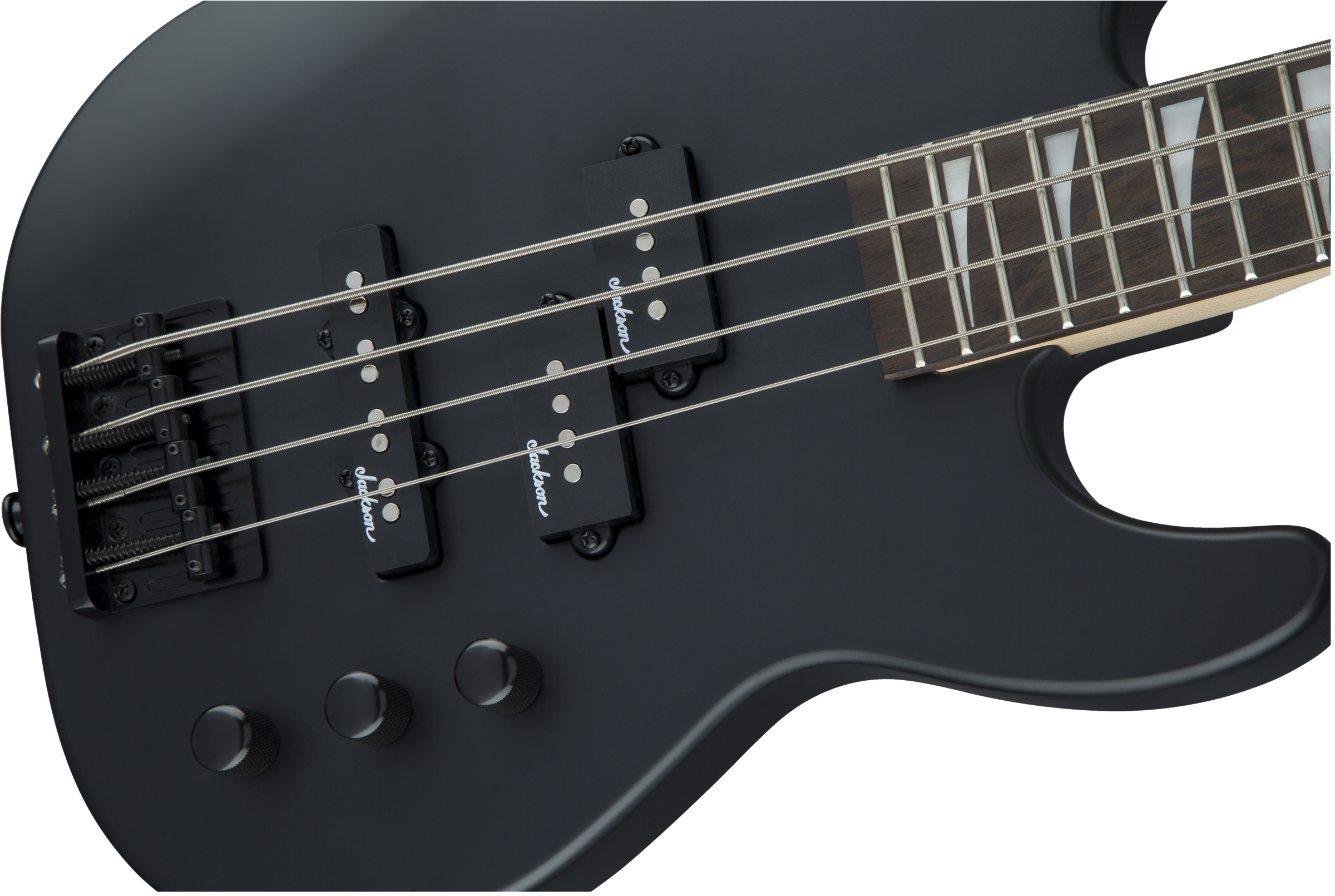 Jackson Concert Bass Minion Js1x Ama - Satin Black - Short scale elektrische bas - Variation 5