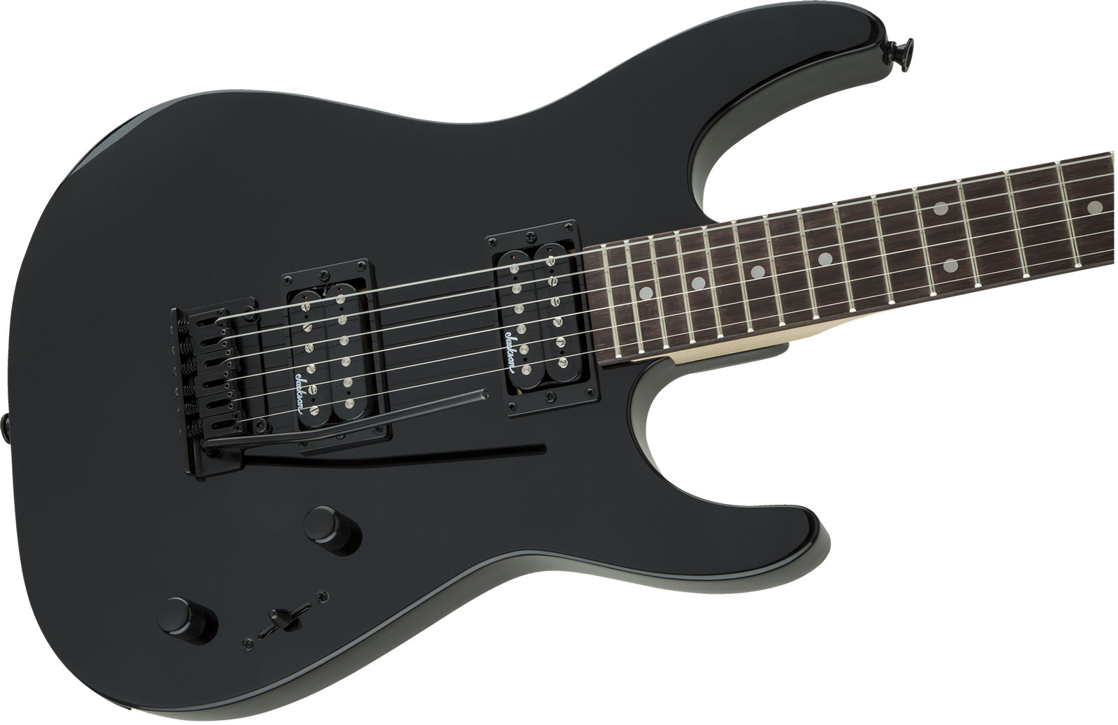 Jackson Dinky Js11 2h Trem Ama - Gloss Black - Elektrische gitaar in Str-vorm - Variation 2