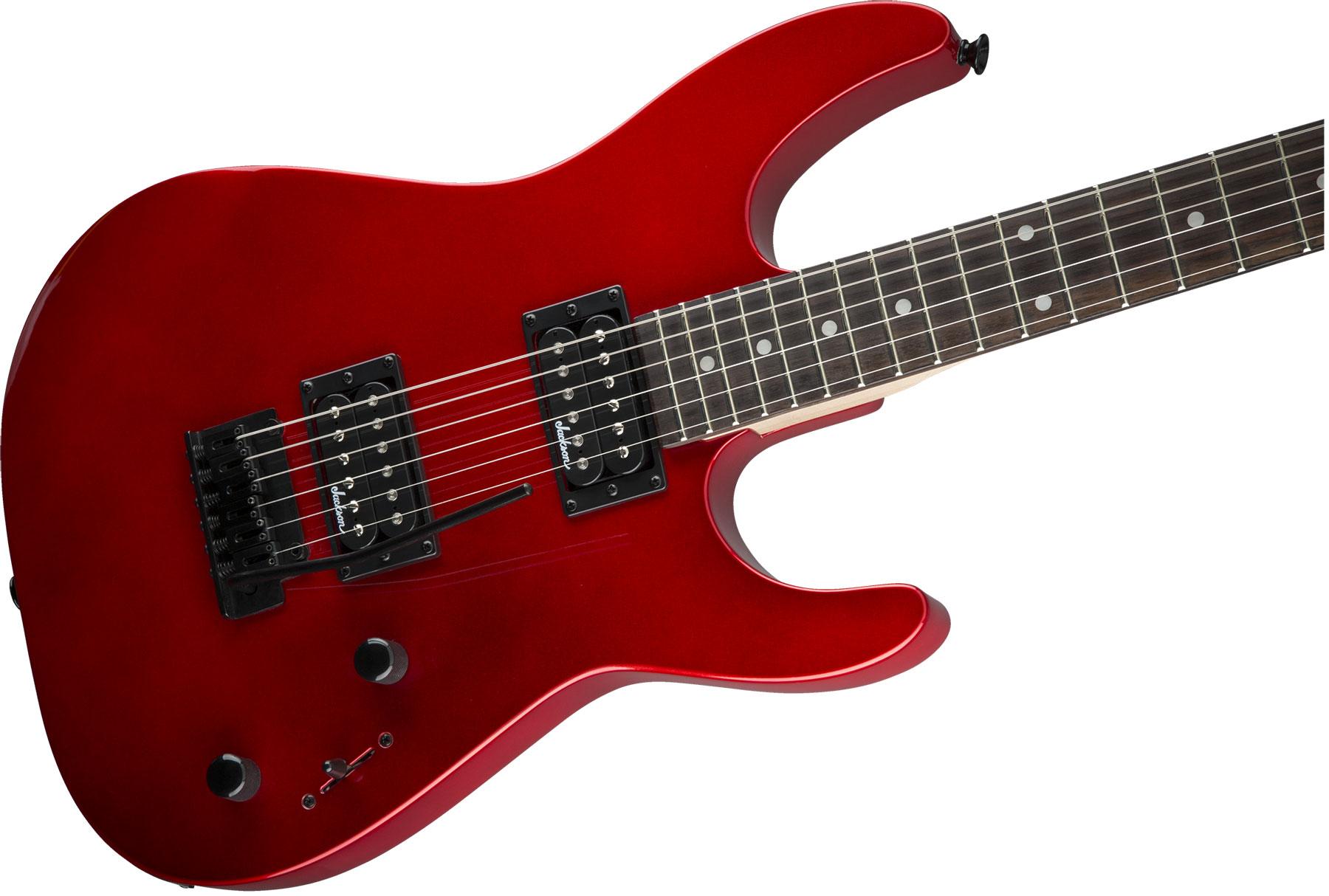 Jackson Dinky Js11 2h Trem Ama - Metallic Red - Elektrische gitaar in Str-vorm - Variation 2