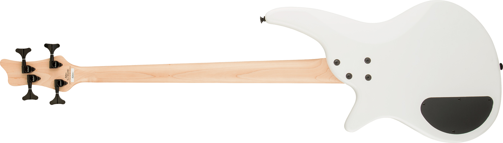 Jackson Js2 Spectra Bass Active Lau - Snow White - Solid body elektrische bas - Variation 1