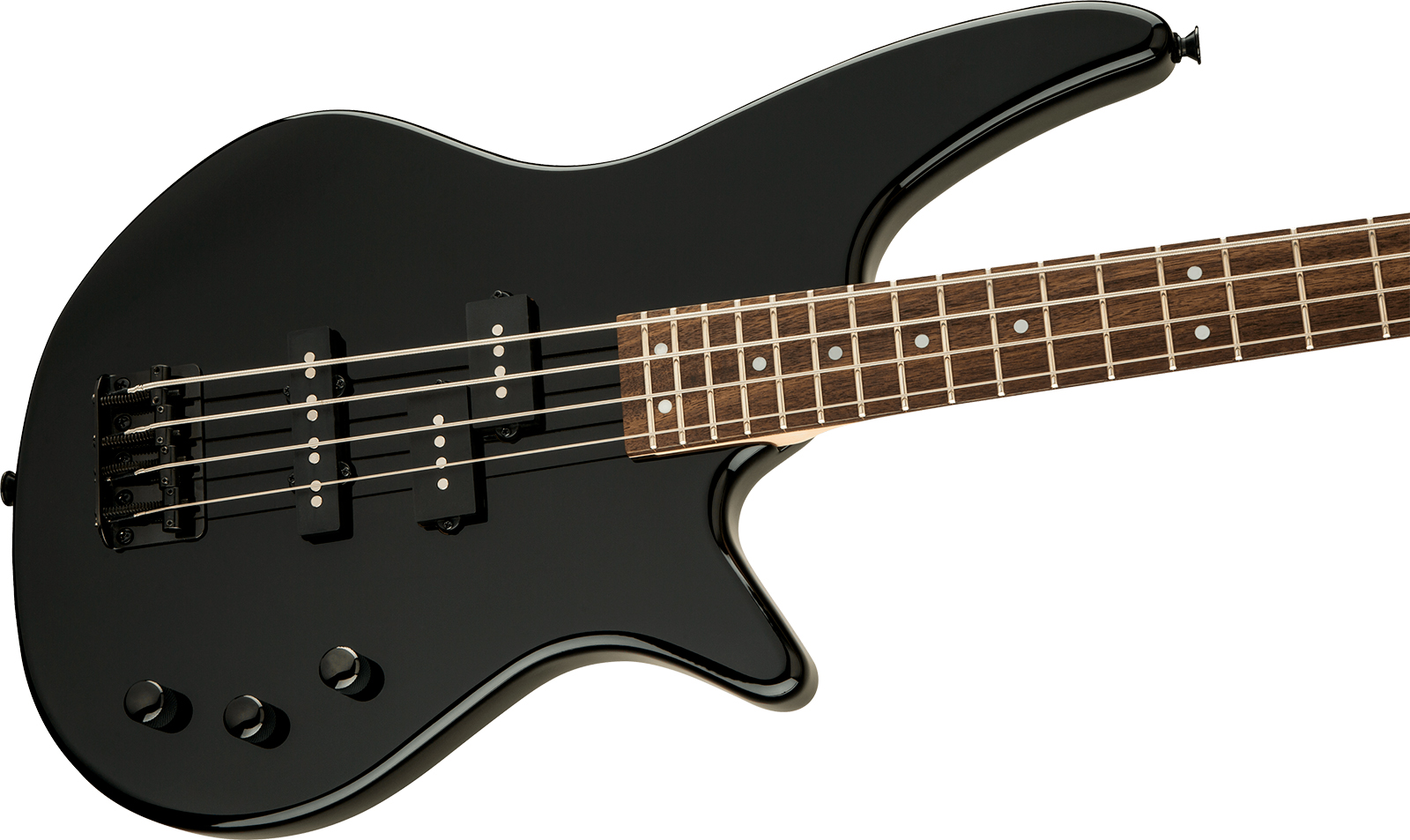 Jackson Js2 Spectra Bass Active Lau - Gloss Black - Solid body elektrische bas - Variation 2