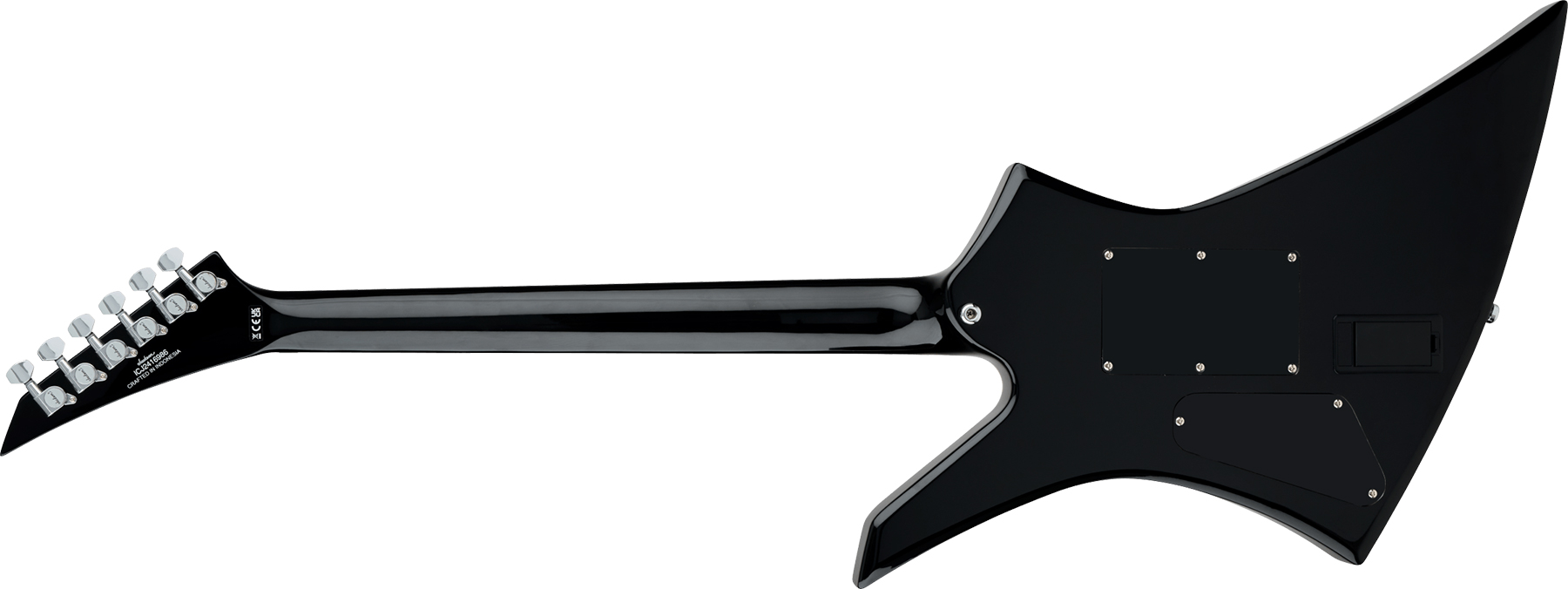 Jackson Kelly Ke1a Pro Plus Pure Metal Ltd 1h Fishman Fluence Modern Fr Eb - Gloss Black - Metalen elektrische gitaar - Variation 1