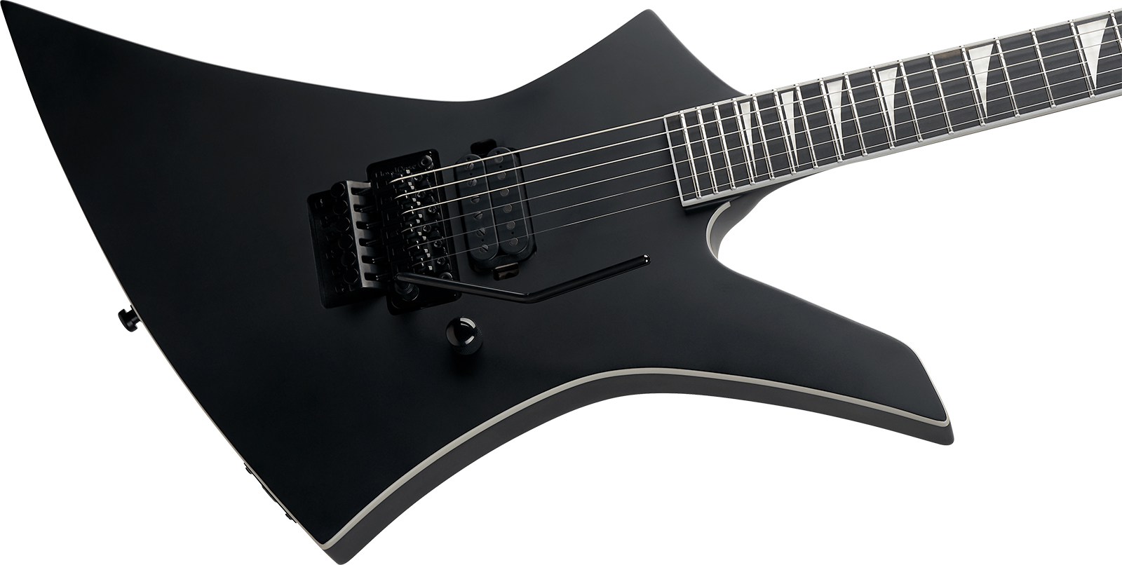 Jackson Kelly Ke1a Pure Metal Pro Plus Ltd 1h Fr Eb - Satin Black - Metal elektrische gitaar - Variation 2