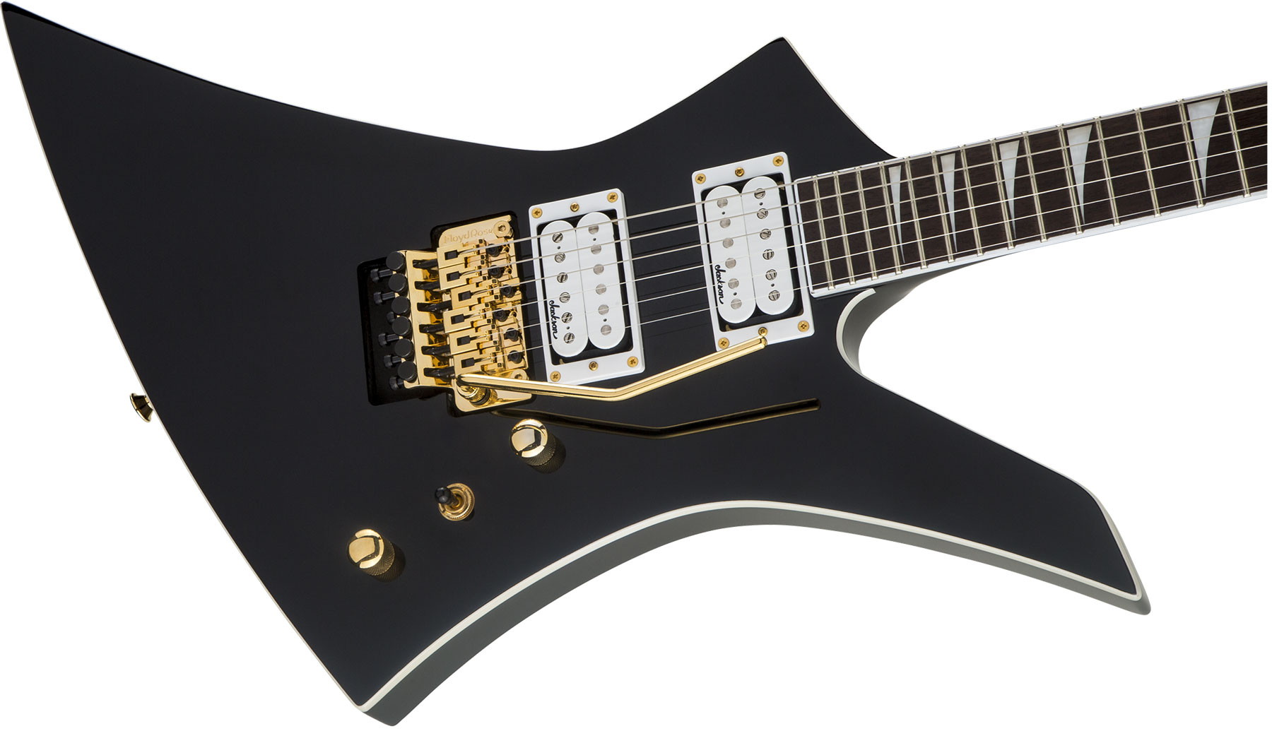 Jackson Kelly Kex 2h Fr Lau - Black - Metalen elektrische gitaar - Variation 2