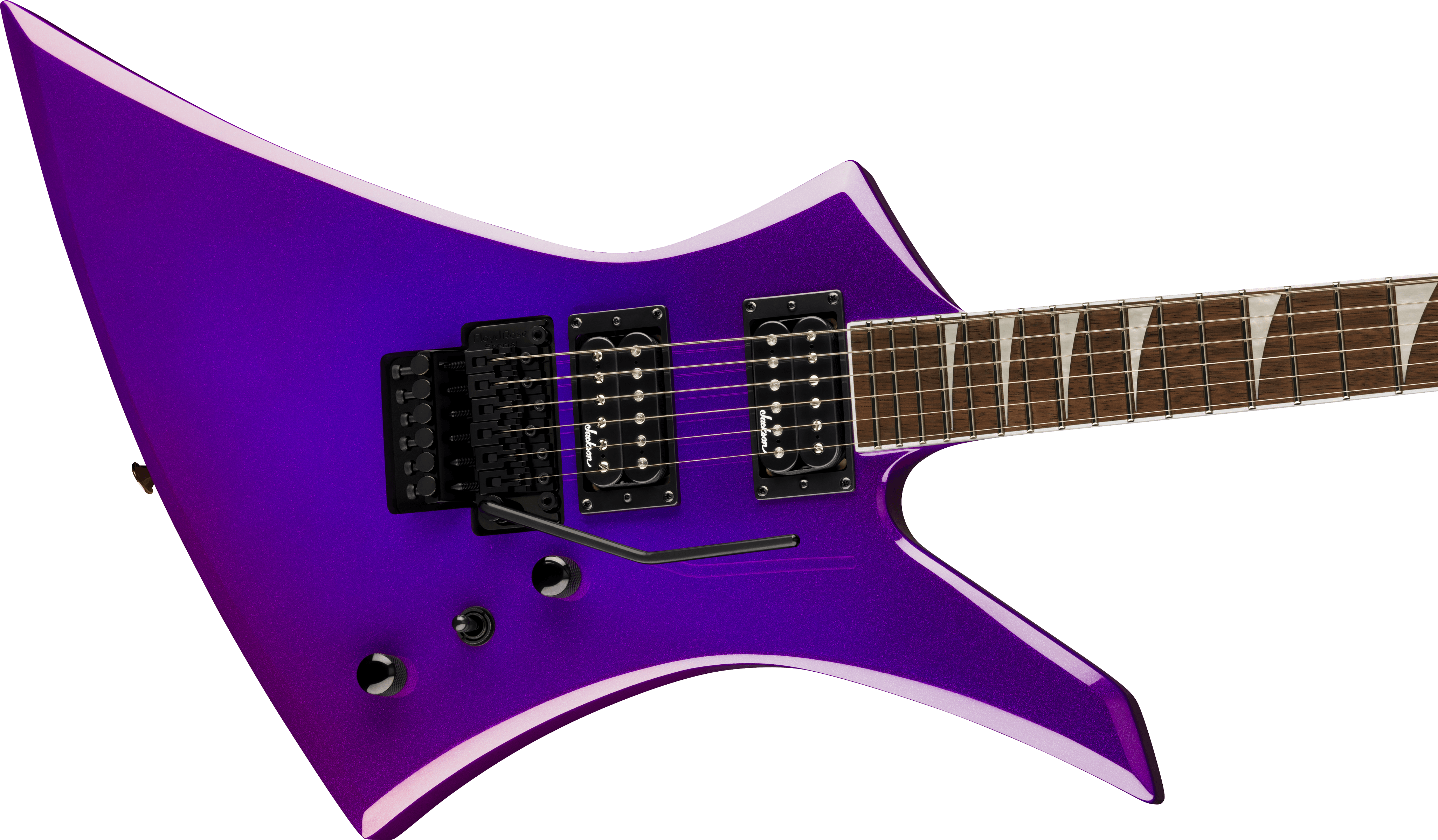 Jackson Kelly Kex X-series Trem Fr Hh Lau - Deep Purple Metallic - Metalen elektrische gitaar - Variation 3