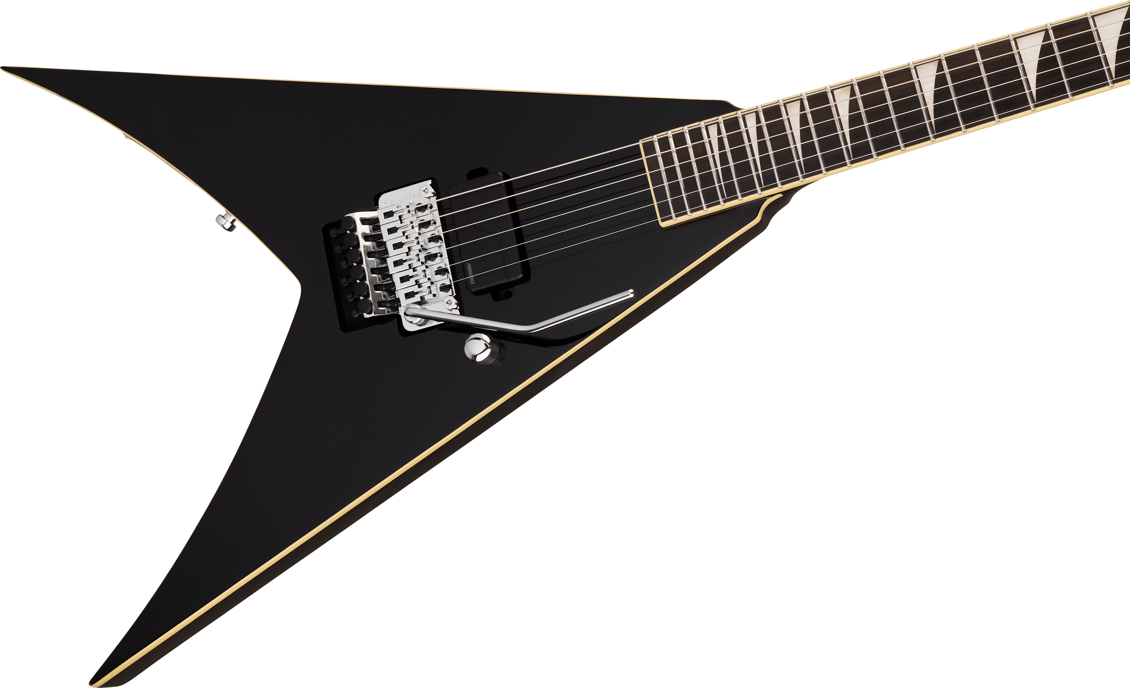 Jackson King V Kv1a Pro Plus Pure Metal Ltd 1h Fishman Fluence Modern Fr Eb - Gloss Black - Metal elektrische gitaar - Variation 2