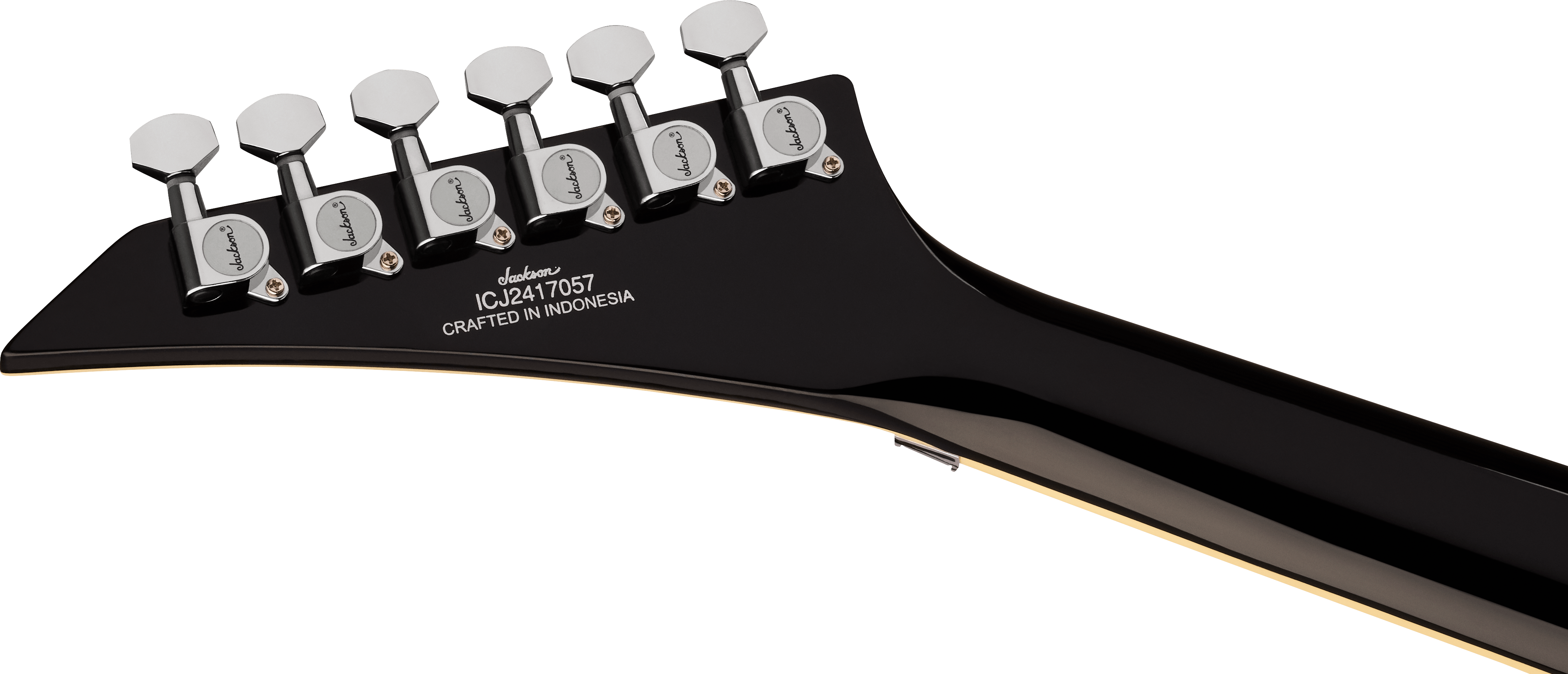 Jackson King V Kv1a Pro Plus Pure Metal Ltd 1h Fishman Fluence Modern Fr Eb - Gloss Black - Metal elektrische gitaar - Variation 3