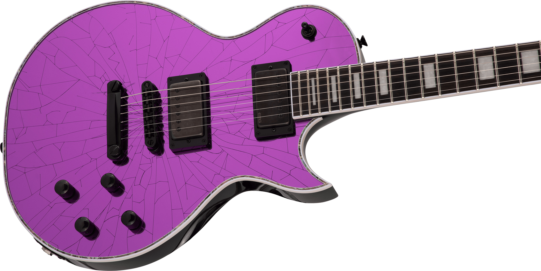 Jackson Marty Friedman Mf-1 Pro Signature 2h Emg Ht Eb - Purple Mirror - Enkel gesneden elektrische gitaar - Variation 2