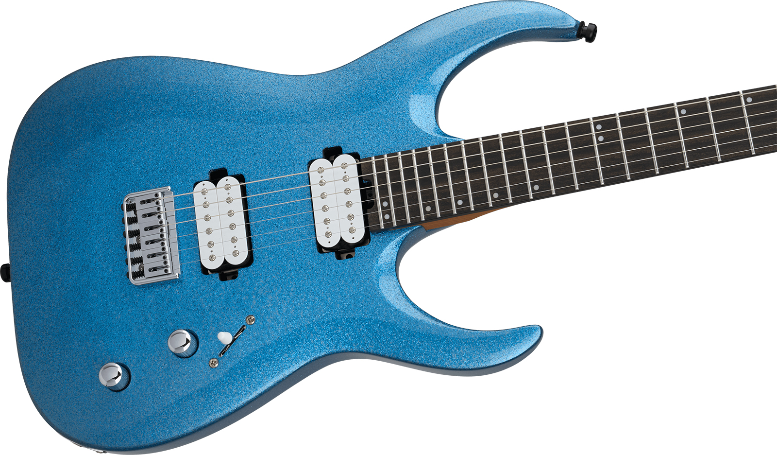Jackson Misha Mansoor Juggernaut Ht6 Signature 2h Ht Eb - Blue Sparkle - Elektrische gitaar in Str-vorm - Variation 2