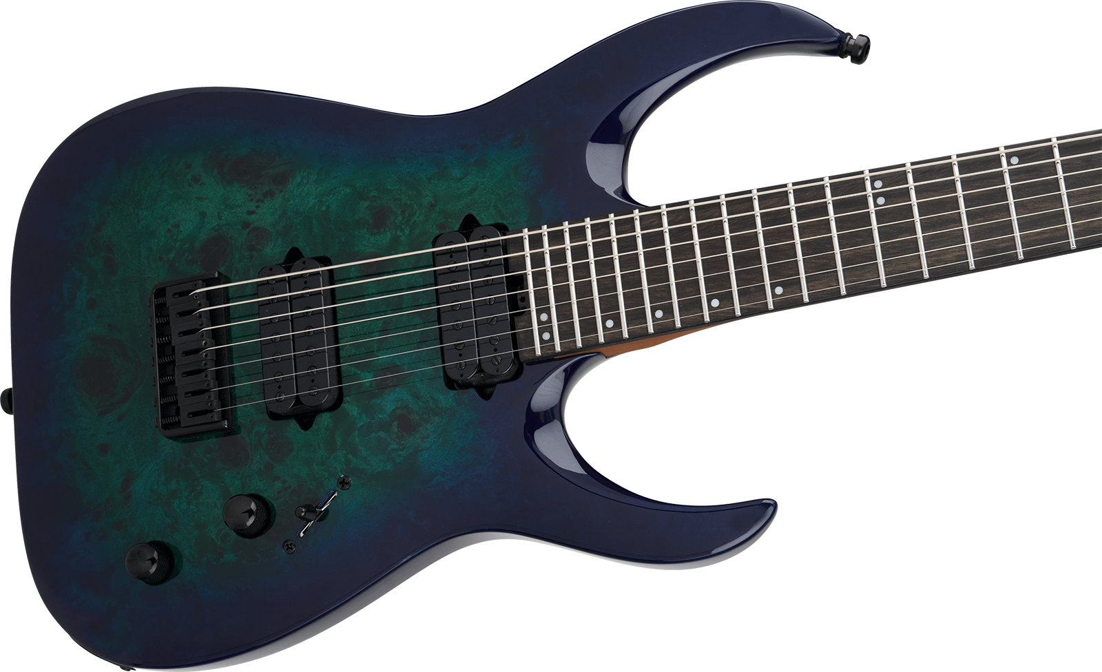 Jackson Misha Mansoor Juggernaut Ht7p Pro Signature 7c Baryton 2h Ht Eb - Chlorine Burst - Bariton elektrische gitaar - Variation 2