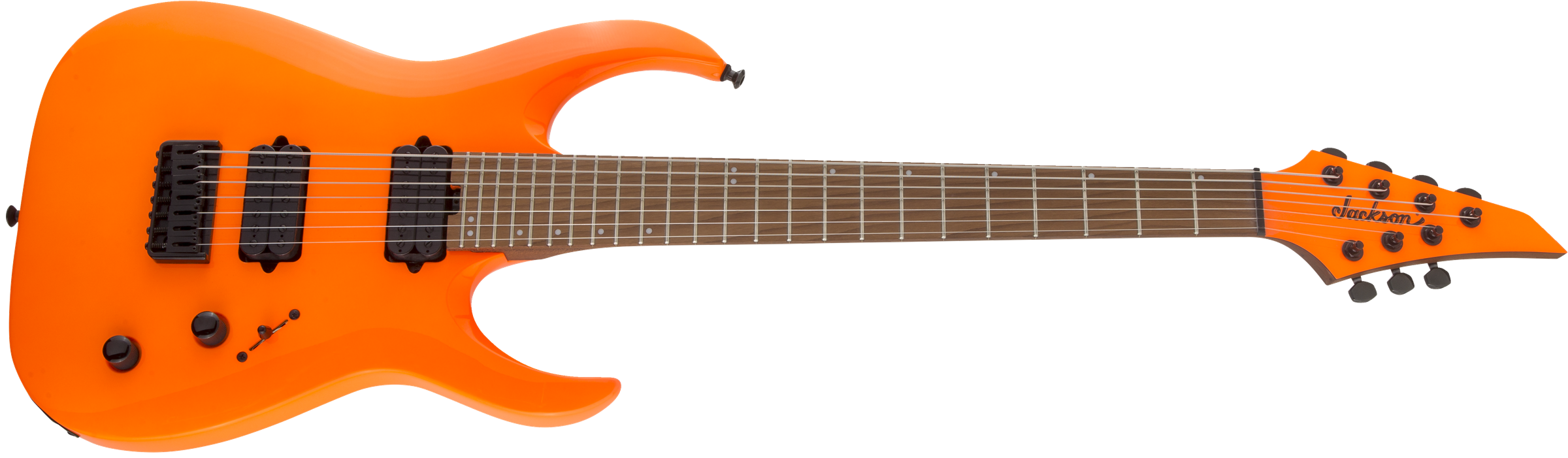 Jackson Misha Mansoor Juggernaut Ht7 Pro Signature 2h Ht Mn - Neon Orange - 7-snarige elektrische gitaar - Variation 2