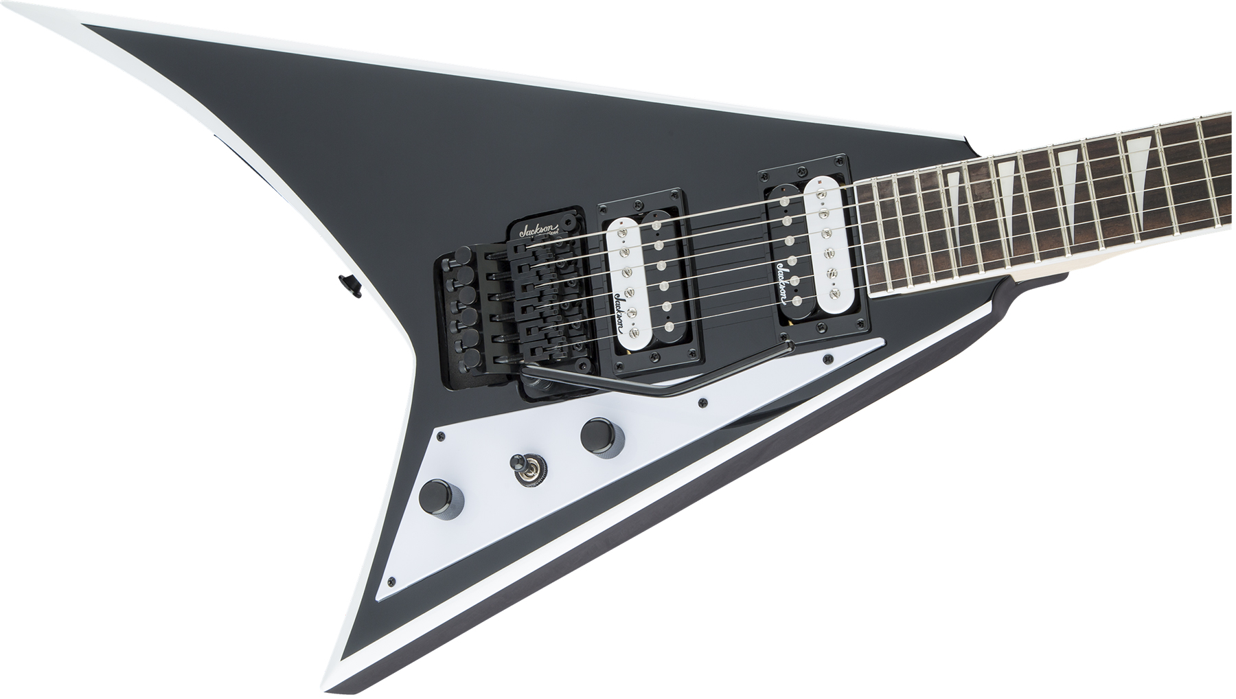 Jackson Randy Rhoads Js32 2h Fr Ama - Satin Gray - Metalen elektrische gitaar - Variation 2