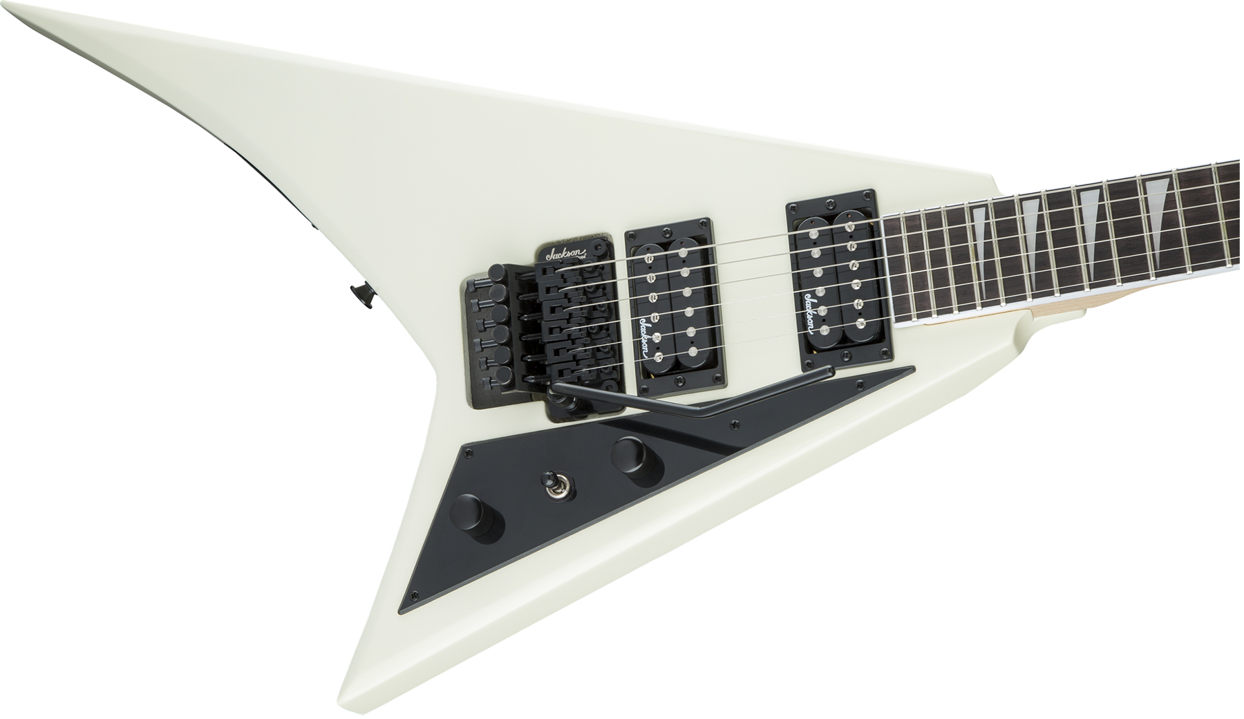 Jackson Randy Rhoads Js32 2h Fr Ama - Ivory - Metalen elektrische gitaar - Variation 2