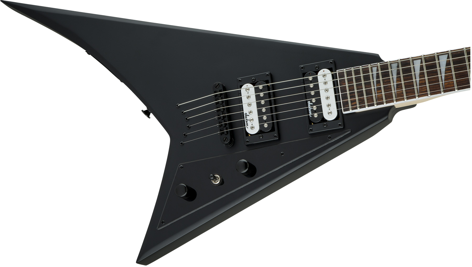 Jackson Randy Rhoads Js32t 2h Ht Ama - Satin Black - Metalen elektrische gitaar - Variation 2