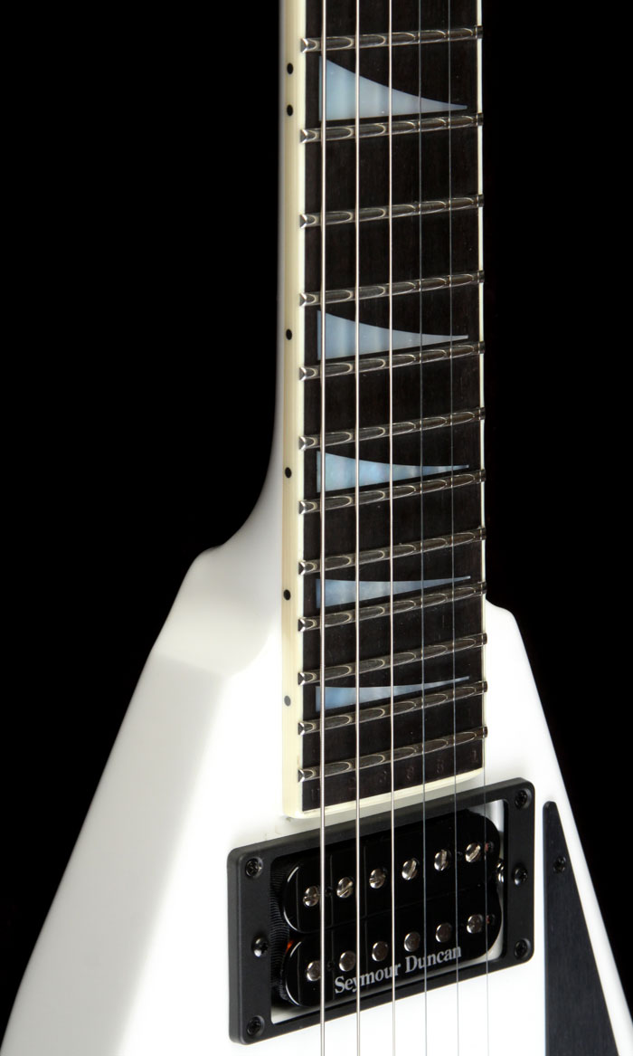 Jackson Randy Rhoads Select Rr1 Usa Hh Ht Eb - Snow White - Metalen elektrische gitaar - Variation 4