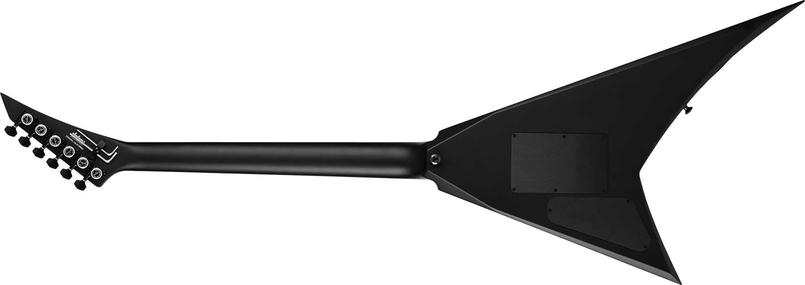 Jackson Rhoads Rr24 American 2h Seymour Duncan Fr Eb - Satin Black - Metal elektrische gitaar - Variation 1