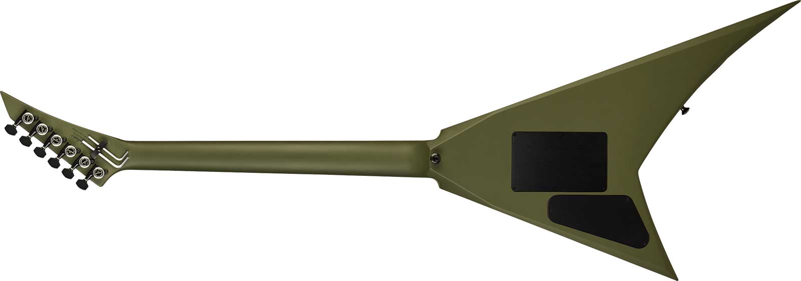 Jackson Rhoads Rr24 American 2h Seymour Duncan Fr Eb - Matte Army Drab - Metal elektrische gitaar - Variation 1