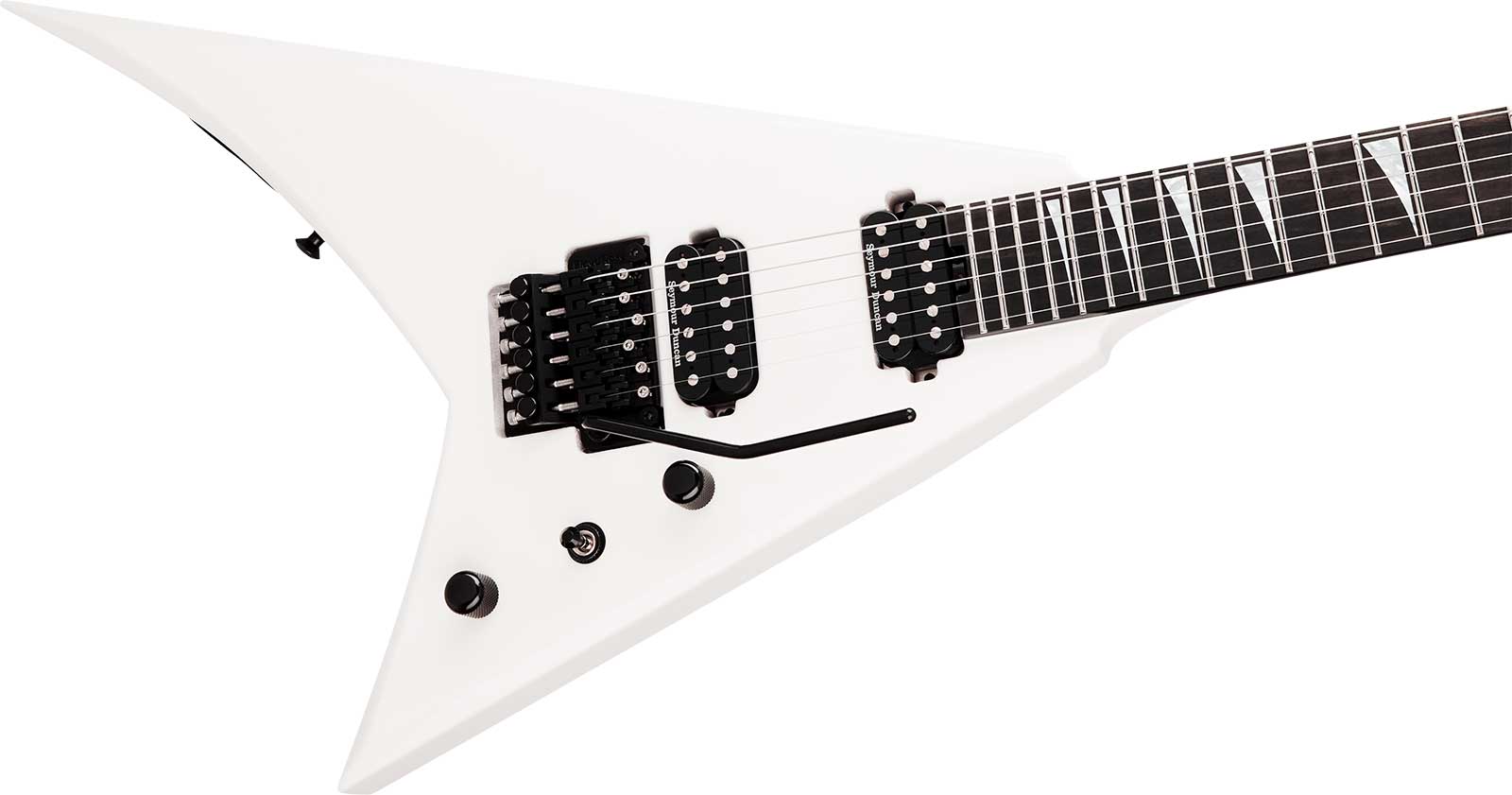 Jackson Rhoads Rr24 American 2h Seymour Duncan Fr Eb - Snow White - Metal elektrische gitaar - Variation 2