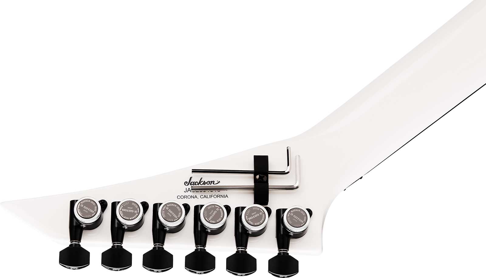 Jackson Rhoads Rr24 American 2h Seymour Duncan Fr Eb - Snow White - Metal elektrische gitaar - Variation 3