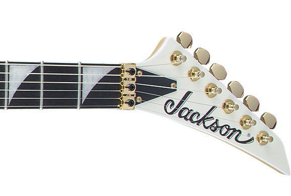 Jackson Rhoads Rr3 Pro 2h Seymour Duncan Fr Eb - Ivory With Black Pinstripes - Metalen elektrische gitaar - Variation 3