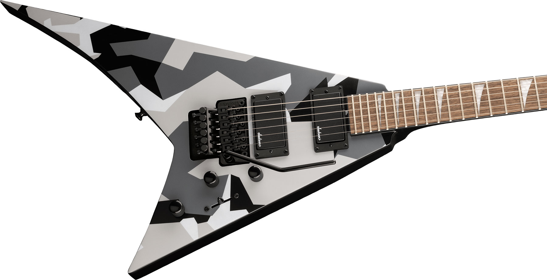 Jackson Rhoads Rrx24 2h Fr Lau - Winter Camo - Metalen elektrische gitaar - Variation 2