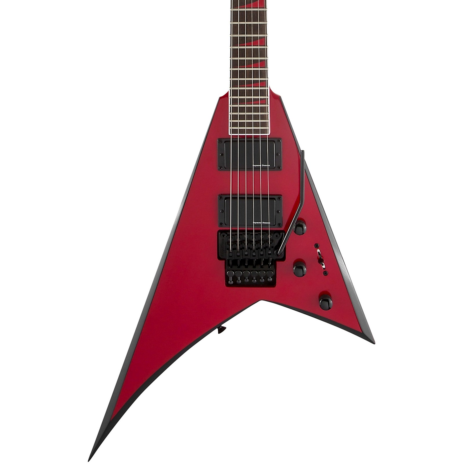 Jackson Rhoads Rrx24 2h Seymour Duncan Fr Lau - Red With Black Bevels - Metalen elektrische gitaar - Variation 1