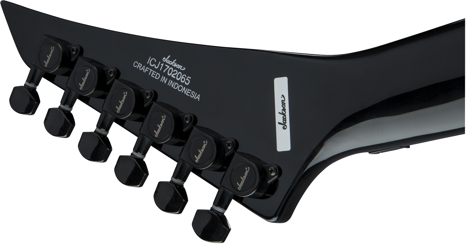 Jackson Rhoads Rrx24 2h Seymour Duncan Fr Lau - Gloss Black - Metalen elektrische gitaar - Variation 3