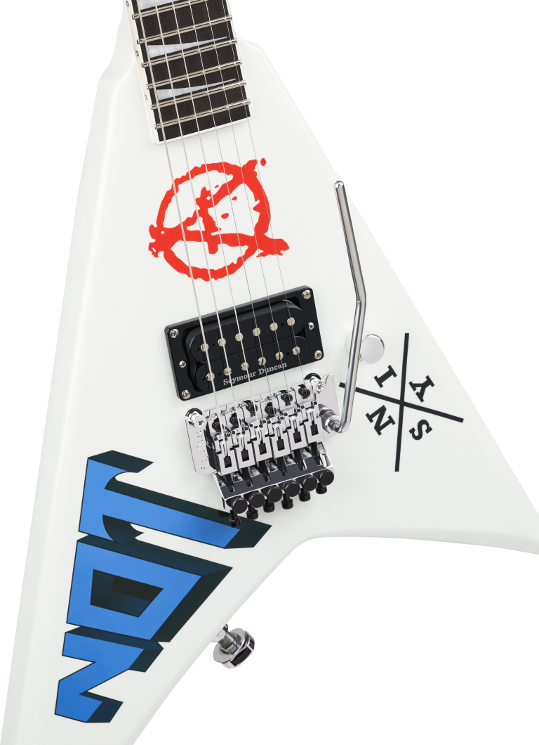 Jackson Rr-22 Legend Series Rhoads Scott Ian Signature Ltd Edition Fr 1h Eb - Pearl White - Metal elektrische gitaar - Variation 4