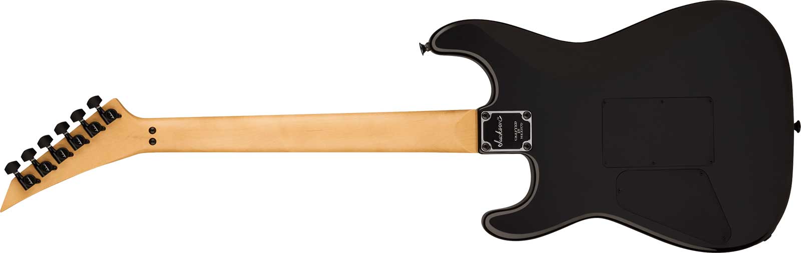 Jackson San Dimas Sd1 Hh Fr Mpl Pro Origins 1985 Mex 2h Fr Mn - Gloss Black - Elektrische gitaar in Strat vorm - Variation 1