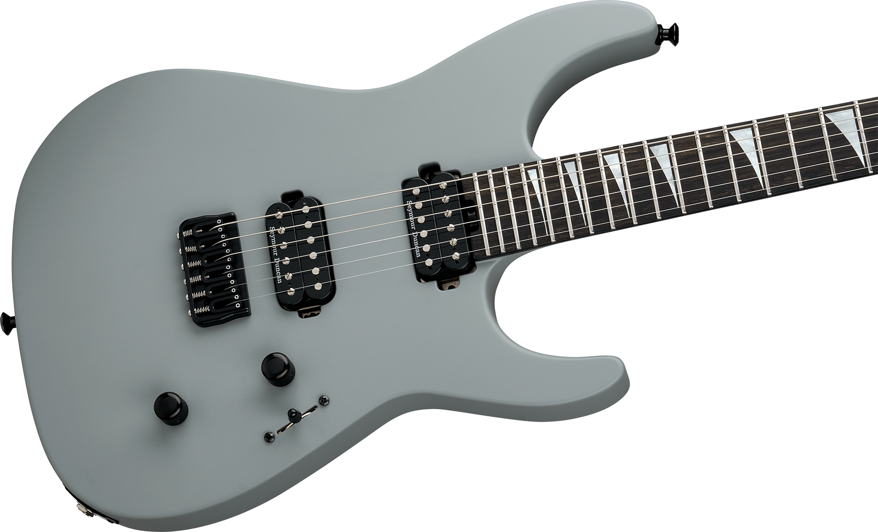 Jackson Sl2 Dx Ht American Soloist Usa 2h Seymour Duncan Eb - Satin Porsche Gray - Metalen elektrische gitaar - Variation 2