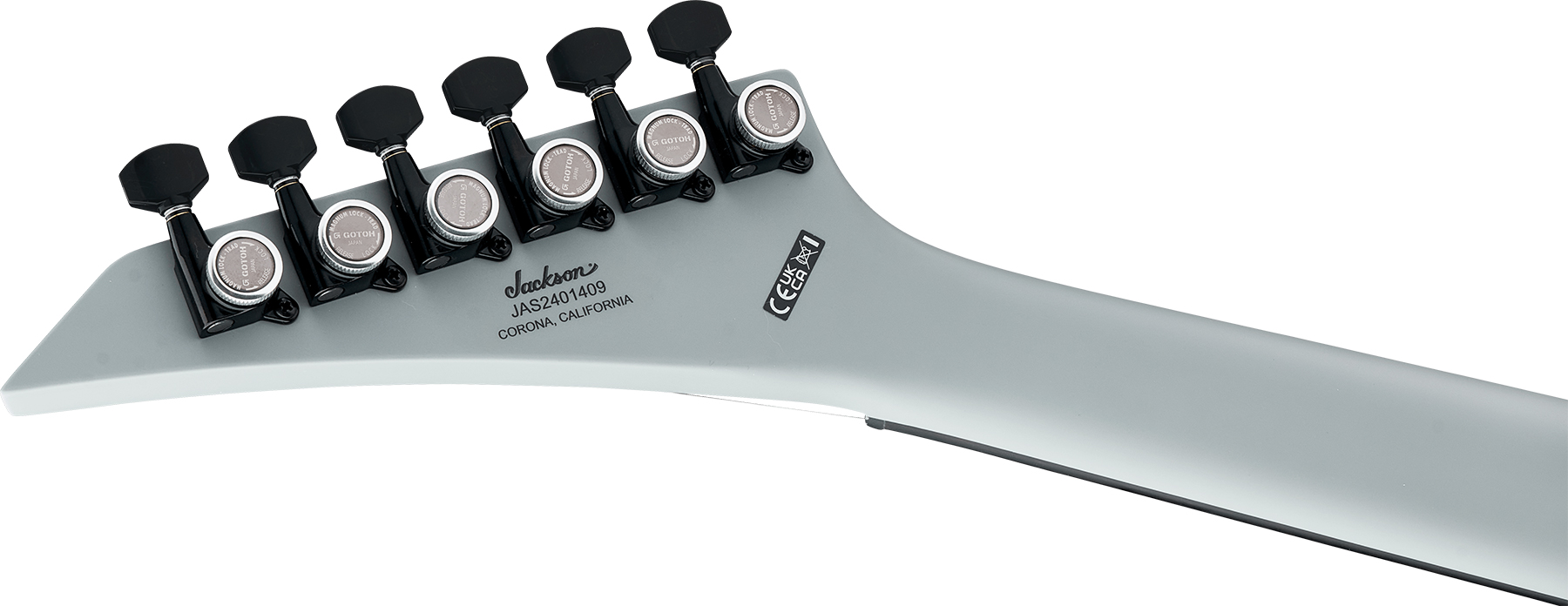 Jackson Sl2 Dx Ht American Soloist Usa 2h Seymour Duncan Eb - Satin Porsche Gray - Metalen elektrische gitaar - Variation 3