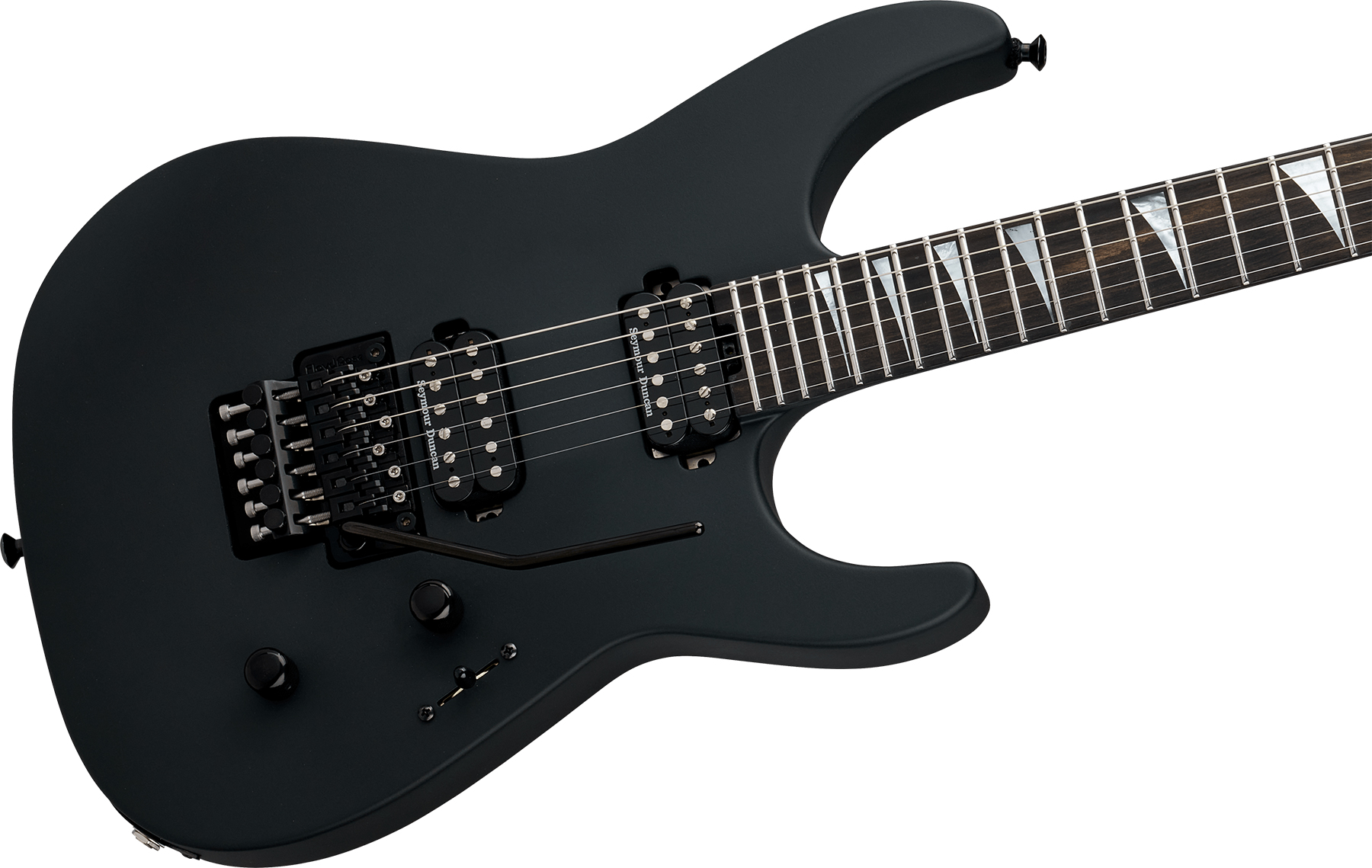 Jackson Sl2dx American Soloist Usa 2h Seymour Duncan Fr Eb - Satin Black - Metalen elektrische gitaar - Variation 2