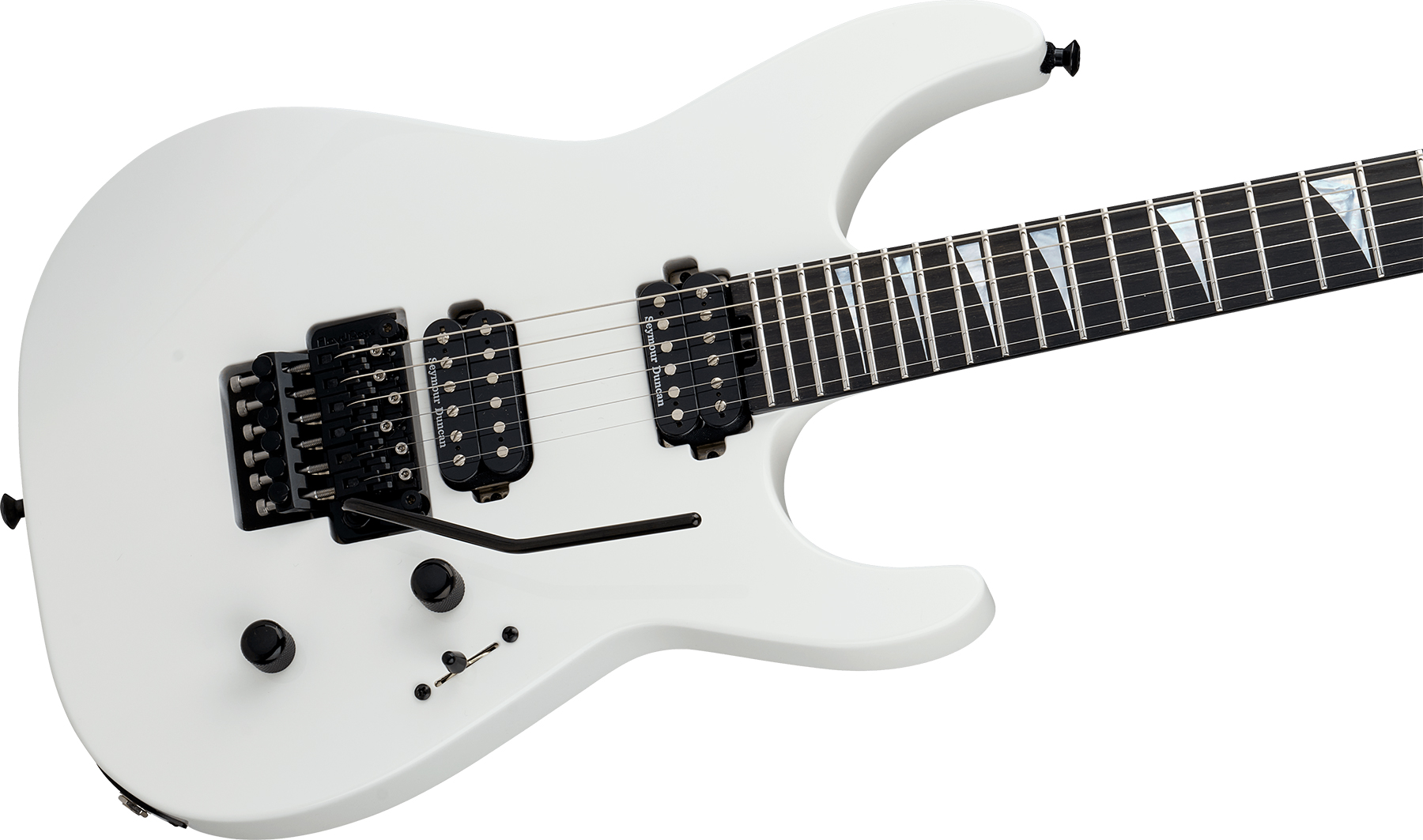 Jackson Sl2dx American Soloist Usa 2h Seymour Duncan Fr Eb - Snow White - Metalen elektrische gitaar - Variation 2